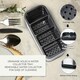 image 4 of Kitchen Utensils Caddy Stainless Steel Cutlery Holder Organizer Dishwasher Safe N/A