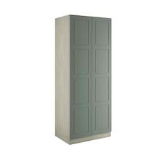 Shaker Sage Green Double Wardrobe Single Rail Green