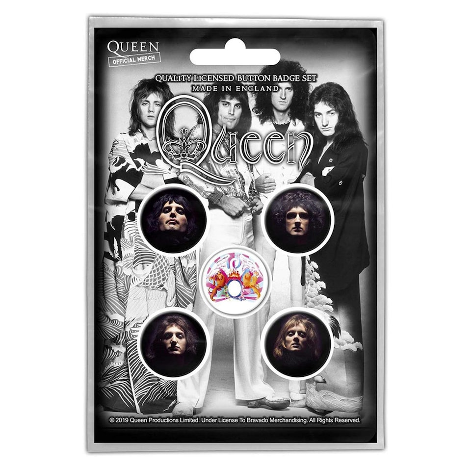 Queen Button Badge Pack: Faces (Retail Pack) N/A