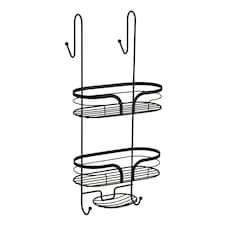 Showerdrape Dante Black Shower Caddy