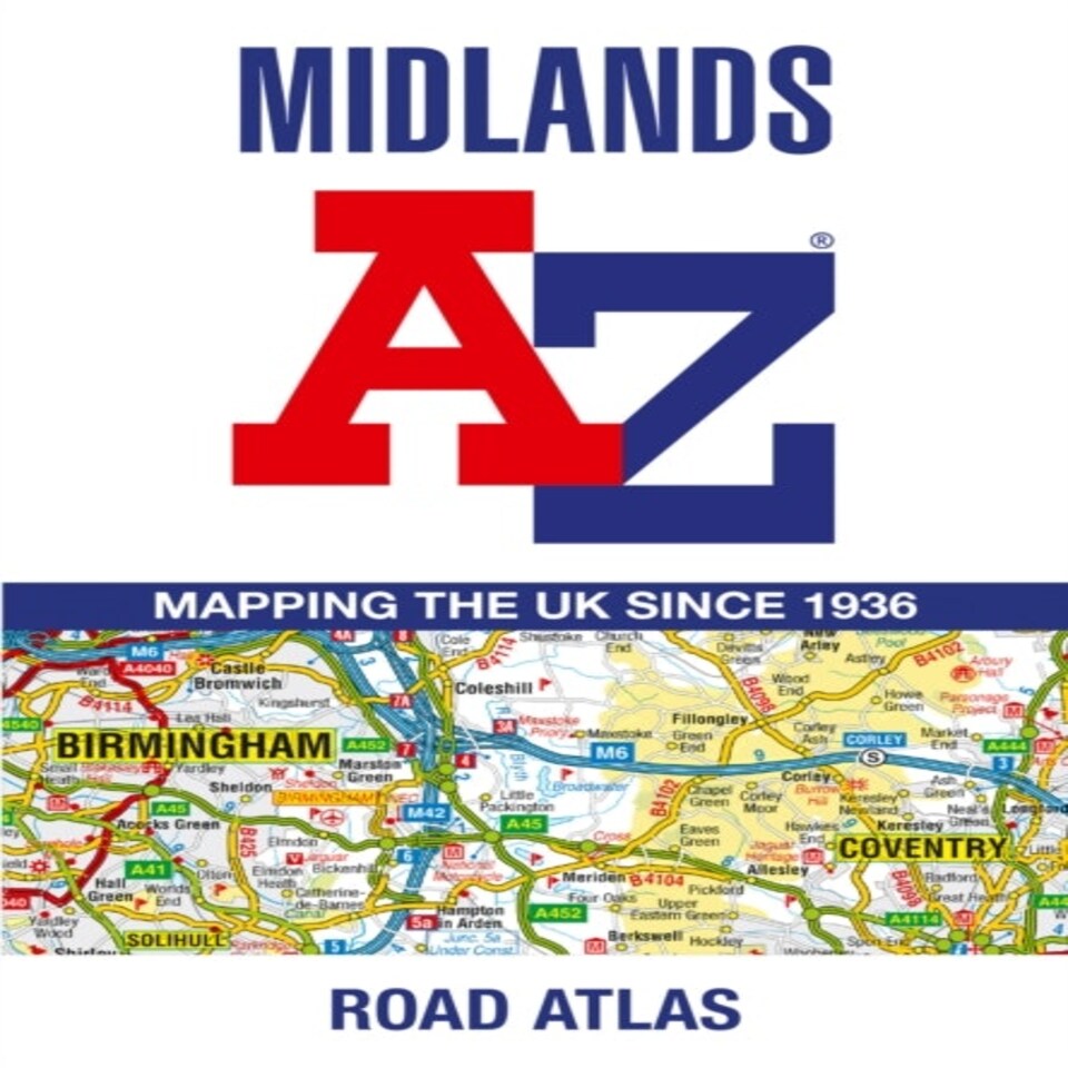 Midlands A-z Road Atlas