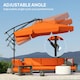 image 4 of Outsunny 2.7m Garden Cantilever Banana Parasol Sun Shade w/ Crank, Orange 