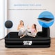 image 4 of Get Fit Air Bed With Built In Electric Pump - Premium Double Airbed - Quick Blow Up Bed With Headboard & Free Inflatable Pillow | Black | Black Mono | 1