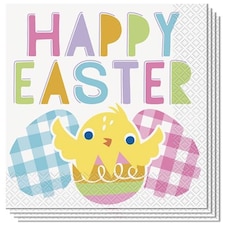 Eggcellent Easter Luncheon Napkins 33cm 2 Ply - Pack of 16