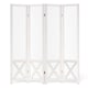 image 10 of COSTWAY 4 Panel 162 x 170cm Folding Room Divider with Pegboard Display