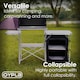 image 9 of Portable Folding Outdoor Aluminium Camping Travel Kitchen Work Top | Black