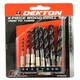 image 1 of Dekton 8pc 1/4'' Hex Shank Wood Drill Chisel Set 3mm-10mm Carbon Steel 3-4-5-6-8