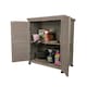 image 3 of Small Garden Wooden Storage Shed Grey