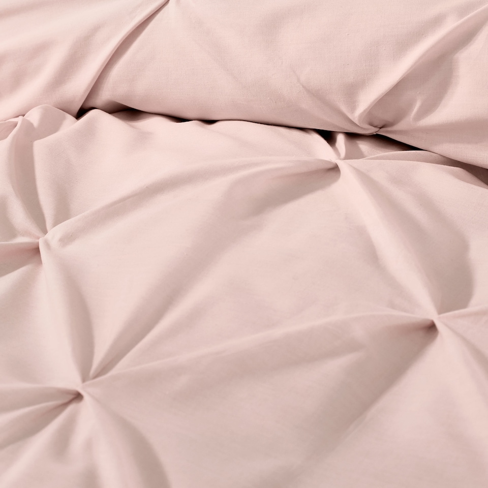 image 1 of Serene Lara Duvet Cover Set Blush