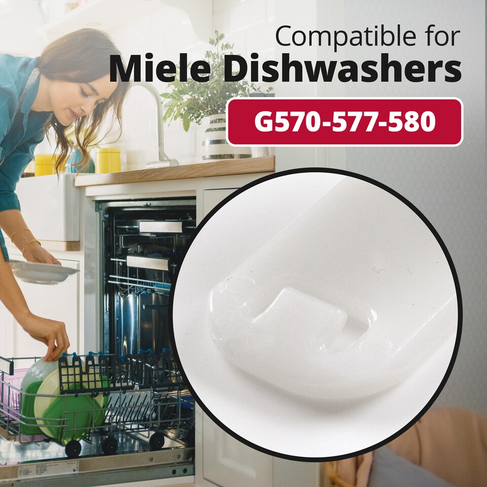 image 1 of Reliapart Basket Wheel and Holder for Miele G2 Type Dishwashers