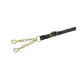 image 2 of Blenheim Leather Horse Lead Rein - Black - One Size