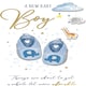 image 1 of Adorable New Baby Boy Congratulations Card