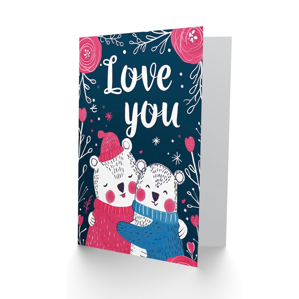 image 1 of Mothers Day Card Love You Hugs Jumpers Bear Mum Card