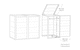 image 7 of Keter 240L Bin Hideaway Extension - Grey