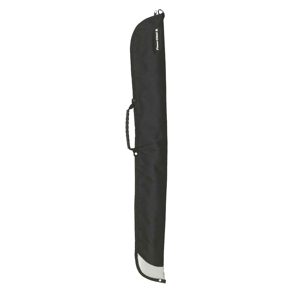 Power Glide Silver Edge Cue Case - Black - One Size