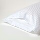 image 3 of Homescapes White Egyptian Cotton Ultrasoft King Size Oxford Pillowcase 330 TC
