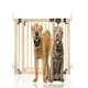 image 1 of Bettacare Wooden Multi Panel Flexible Pet Barrier, Natural Wood, up to 116cm Wide, Dog Barrier for Pets Dogs and Puppy Cream | Natural