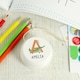 image 1 of Personalised Animal Alphabet White Wooden Yoyo