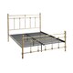 image 6 of Bayford Traditional Vintage Style Brass Metal Bed Frame (Double)
