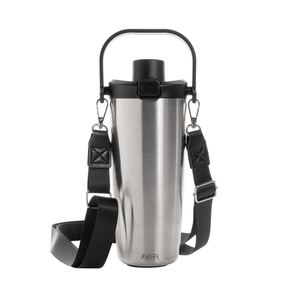 image 1 of Avira Ayala Lockable 600ml Tumbler | Silver | Silver | One Size | 1