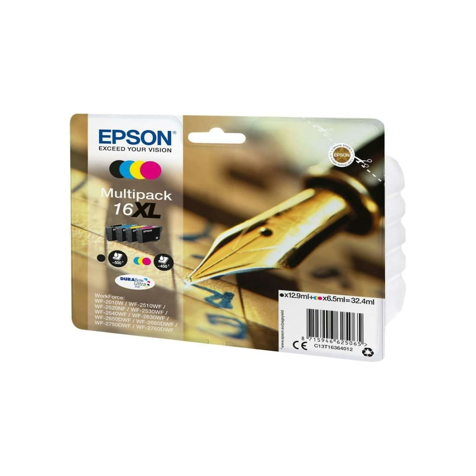 image 1 of Epson C13T16364012 Inkjet Cartridge- 4 color Multipack