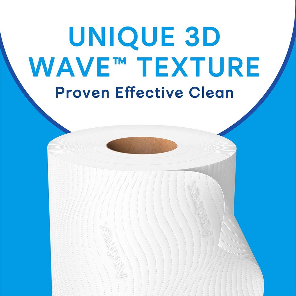 image 1 of Andrex Toilet Rolls Classic Clean Fragrance-Free 2 Ply Toilet Paper, 24 Rolls | White | 3 Pack | 3