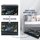 image 4 of The Magic Toy Shop Space Themed Kids Storage Box Large Black Foldable Organizer 50x30x40cm