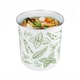 image 8 of Green Herbs Food Waste Caddy - Metal 2L Decorative Kitchen Compost Bin