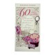 image 1 of Age 60 Female Perfume and Mirror Design Opacity Birthday Card
