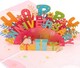 image 2 of Joyful Birds & Blooms Customizable 3D Pop Up Anniversary Card