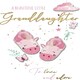 image 1 of Embellished Beautiful Little Granddaughter New Baby Card