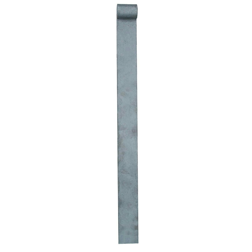 image 1 of Trailer Tailgate Strap Hinge Self Colour 12.5mm Pin Weld On 460mm Long 6pc | Grey