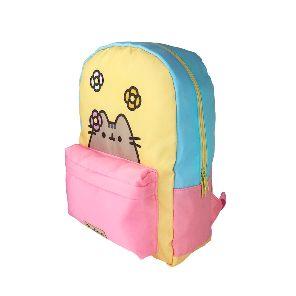 image 1 of Pusheen Kids School Backpack with Front Zip Pocket & Adjustable Padded Straps, 36cm x 27cm