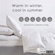 image 5 of Homescapes Goose Feather and Down 2.5 Tog Summer Duvet | White | 1