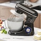 image 5 of HOMCOM Stand Mixer, 4.5L Food Mixer for Baking, 6 Speeds and Pulse Setting, 1300W Cake Electric Whisk with Dough Hook, Whisk, Stainless Steel Bowl, Splash Guard, Beater, Black | Black