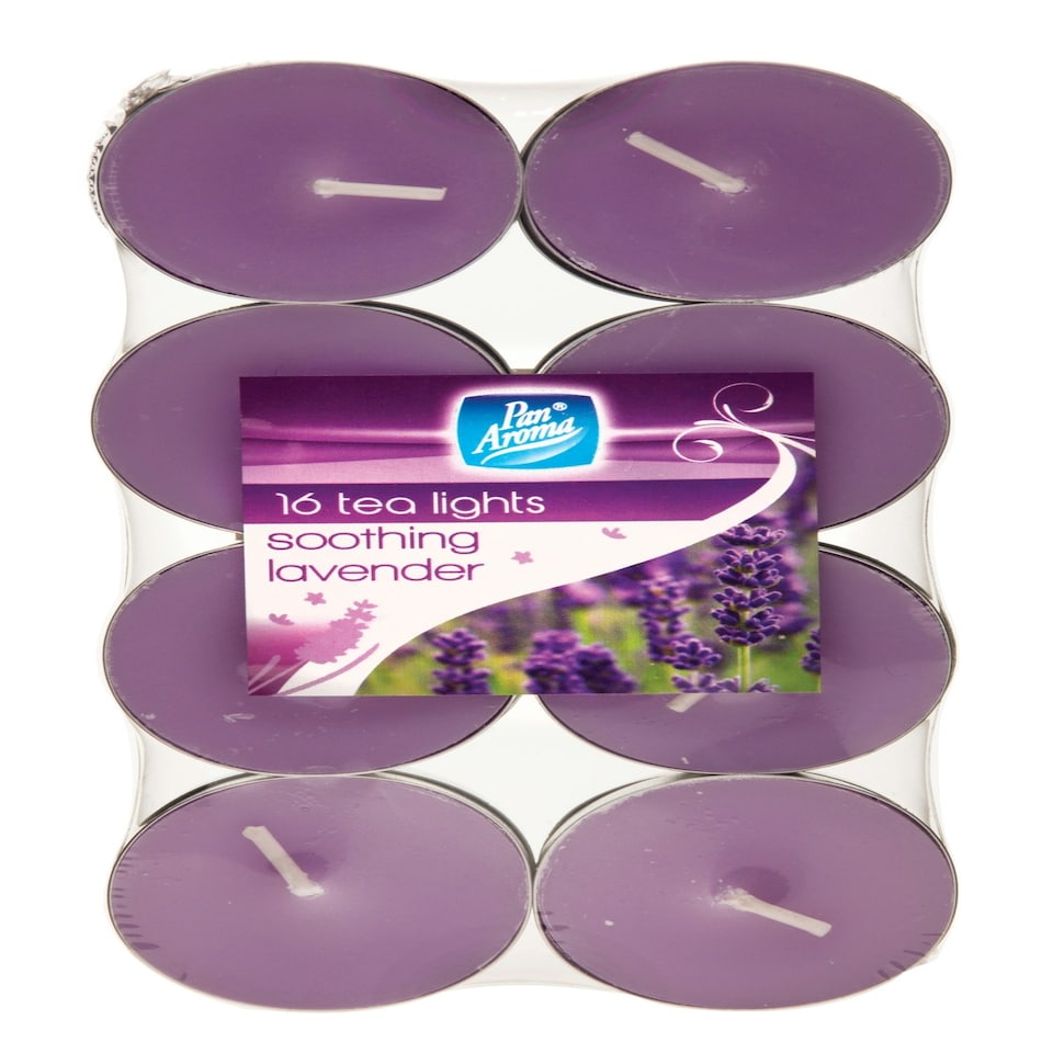 image 1 of Pack of 16 Soothing Lavender Tea Lights