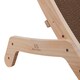 image 7 of Living and Home Versatile Reusable Cat Scratcher Bed | Brown | M