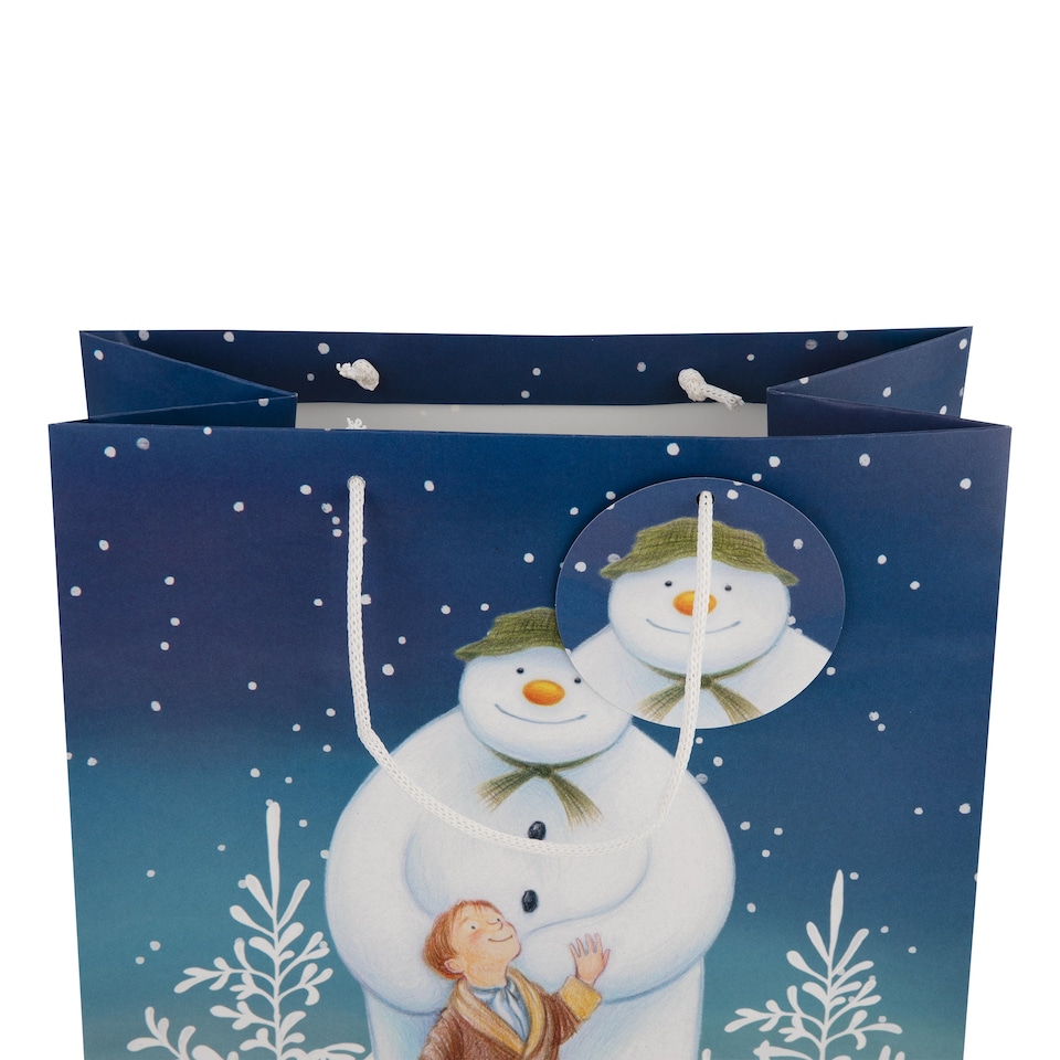 image 1 of Hallmark Pack Of 3 Large Christmas Gift Bags - The Snowman Design