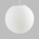 image 1 of ValueLights Metropolis Silver Globe Ceiling Pendant Shade and B22 GLS LED 6W Warm White 3000K Bulb