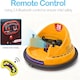 image 3 of Alivio Remote Control Bumper Car for Kids, 360° Spin with Lights, Music & Safety Belt (Yellow)