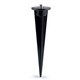 image 3 of Hubble 1 Light Outdoor Spotlight Black IP65, GU10