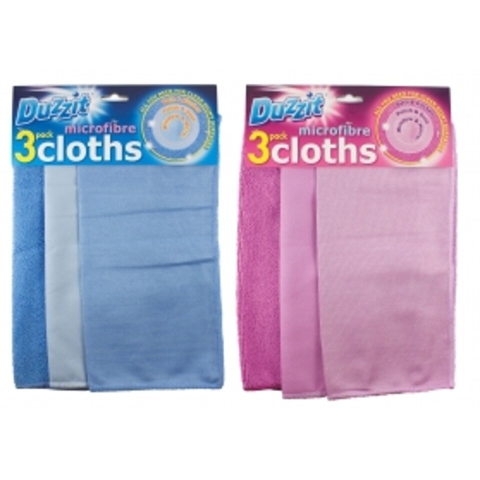 image 1 of Duzzit Cloth Microfibre 3 Pack (331450)