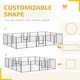 image 4 of PawHut 16 Panels Heavy Duty Puppy Play Pen for Small, Medium Dogs 80Hcm