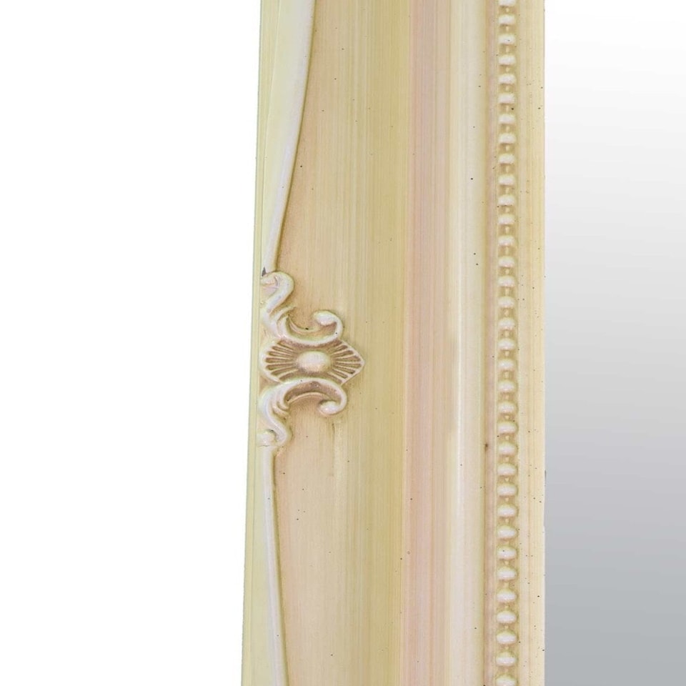 image 1 of Hamilton Cream Shabby Chic Design Wide Wall Mirror 137 x 106 CM White