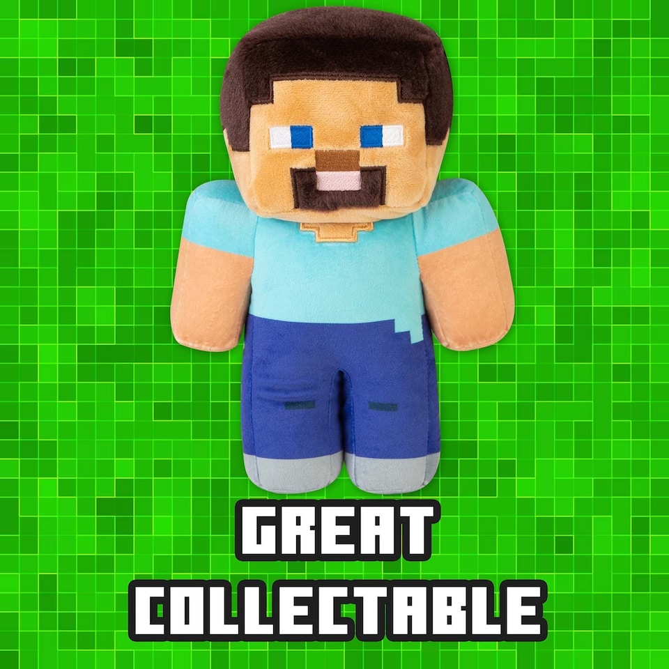 image 1 of Minecraft Steve Soft Toy Multi-colour - 28cm x 15cm