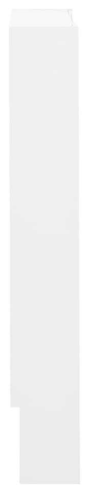 image 1 of Narrow High Gloss 3 Tier Shoe Cabinet | White | White