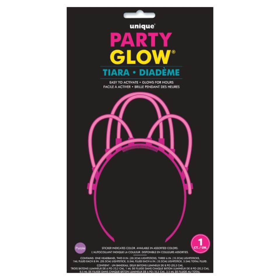 image 1 of Assorted Colors Glow Tiara