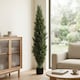 image 6 of HOMCOM Set of 2 Decorative Artificial Plants Cypress in Weighted Pot, 150cm