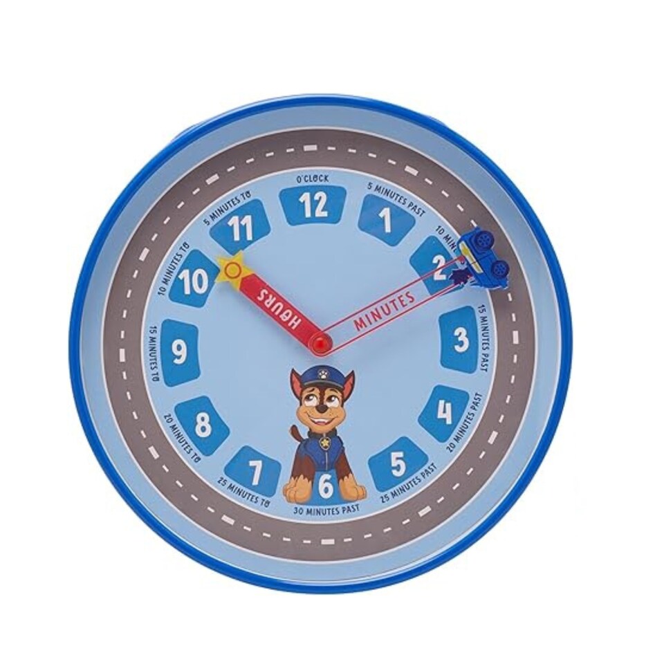 image 1 of Widdop Gifts Paw Patrol Chase Wall Clock