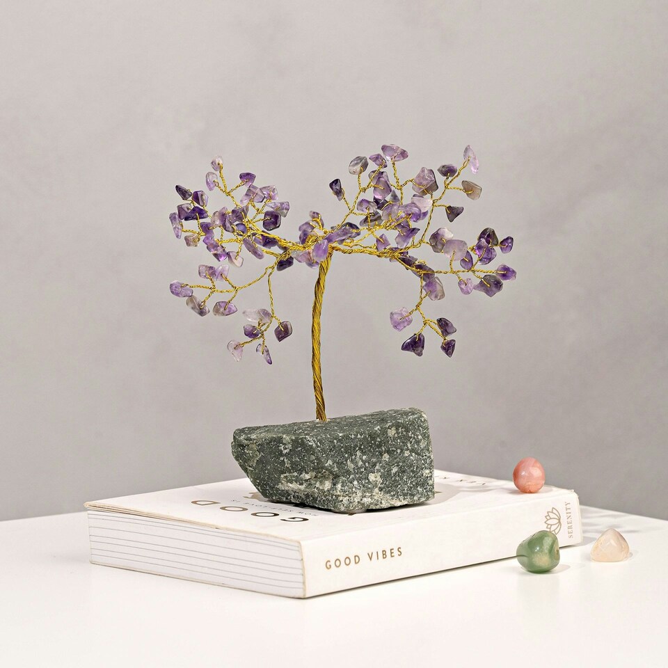 image 1 of Gemstone Tree Amethyst - Relax Small Purple